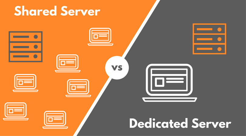 dedicated server vs. shared server