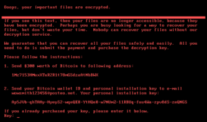 WannaCry Ransomware 