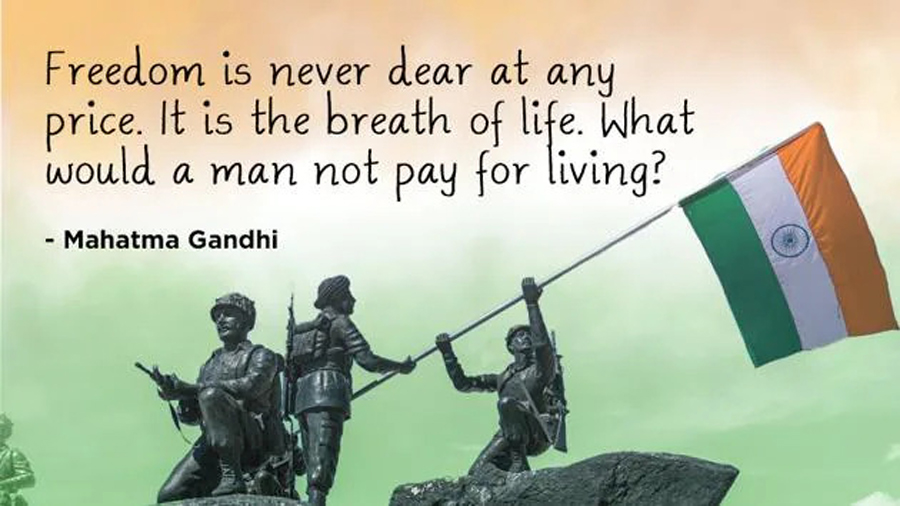 mahatma gandhi quotes independence day